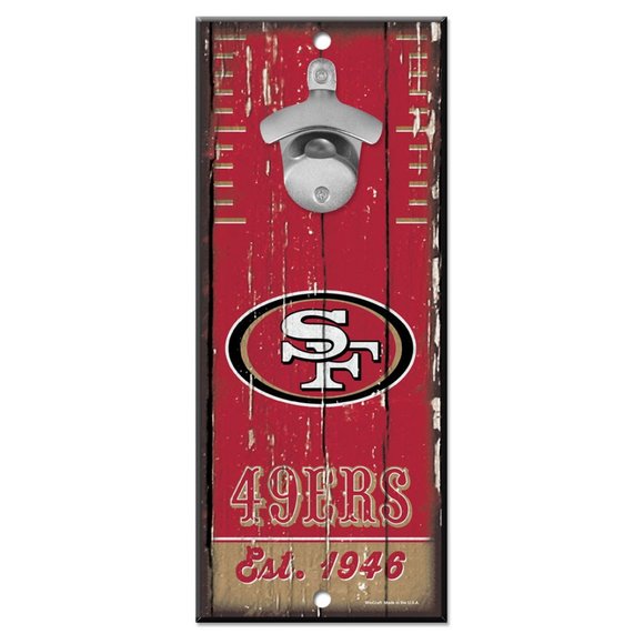 Other - NFL San Francisco 49ers Bottle Opener Wood Sign